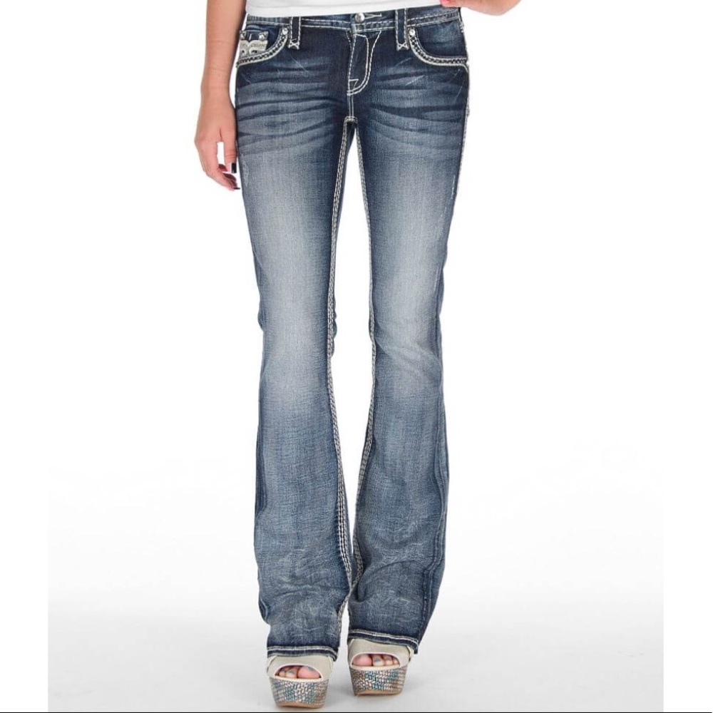ROCK REVIVAL Lily Boot Stretch Jeans 27 x 31